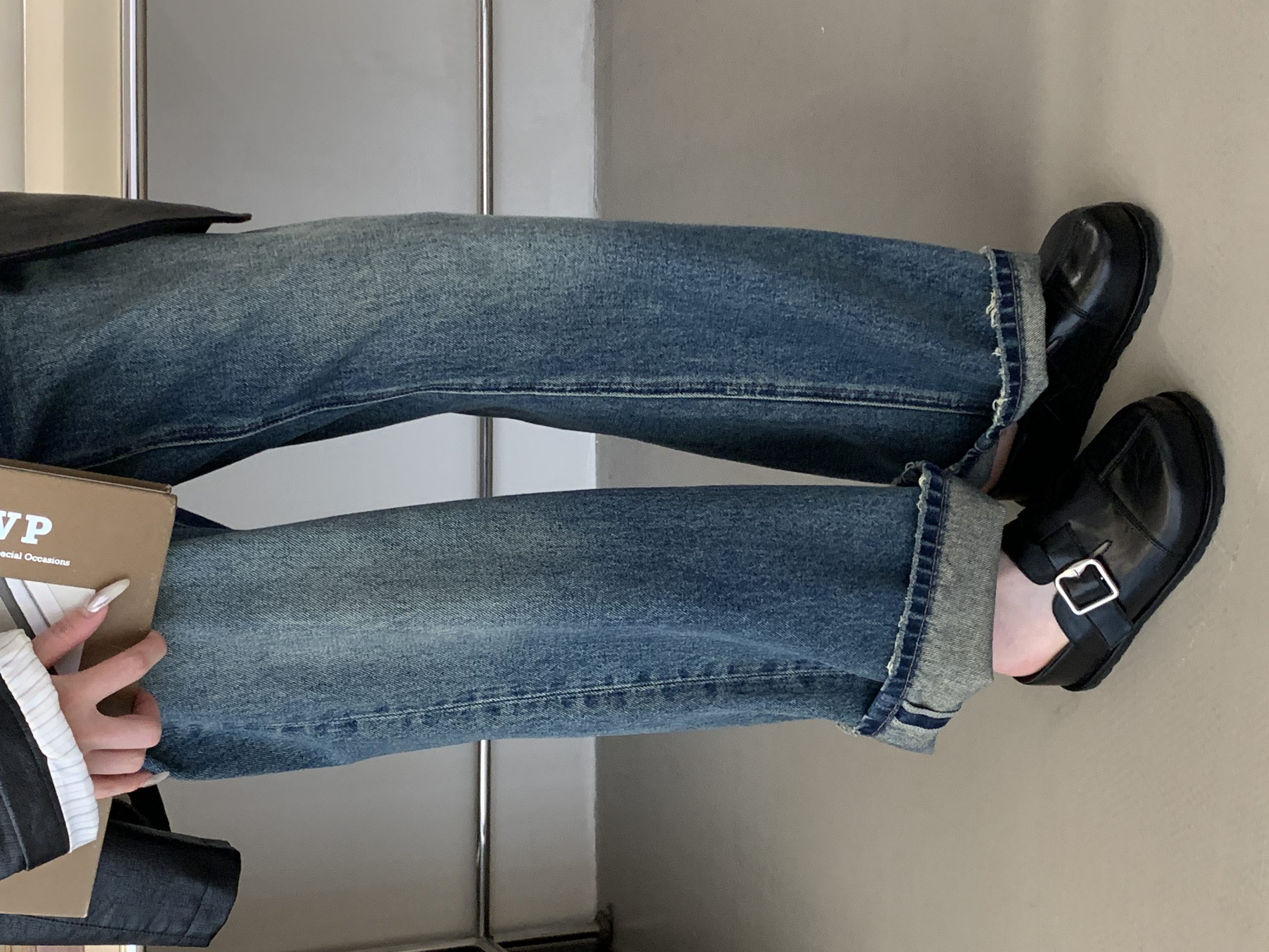 Round Toe Metal Rivet Open Toe Half Slippers Women 2025 New Chunky Sole Belt Buckle Outdoor Birkenstock Slippers - Image 2