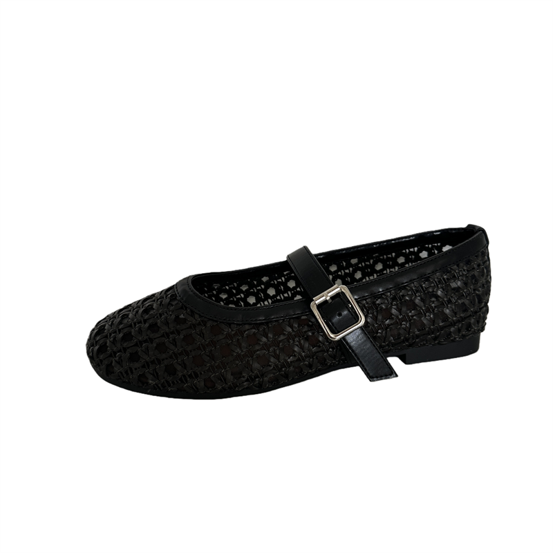 2026 Autumn New Women's Hollow Out Breathable Low Top Shoes with Ankle Strap - Image 5